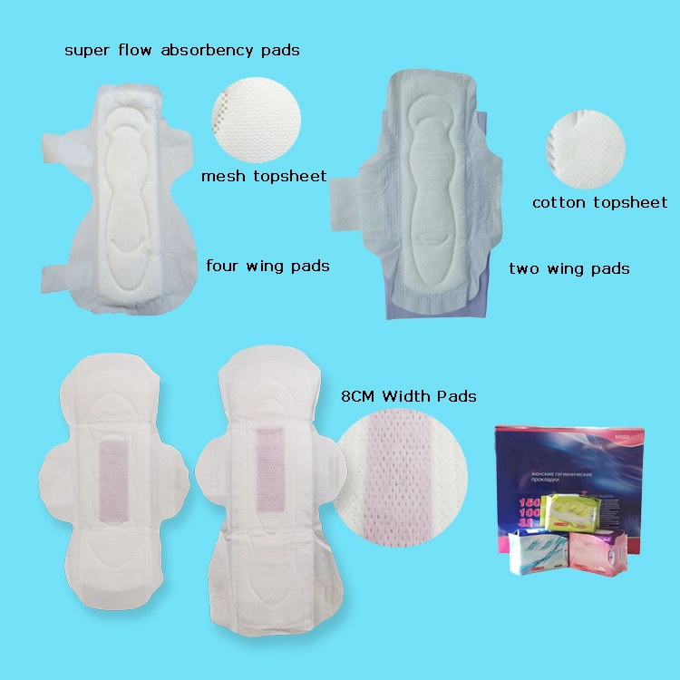 Hotsale Wholesale Ladies Sanitary Pads OEM Brand Sanitary Towel Economic Super Absorbency Girl Sanitary Napkin